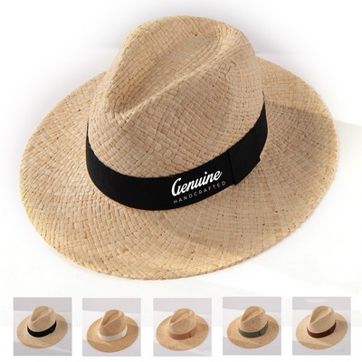 Handcrafted Breathable Straw Cowboy Hat