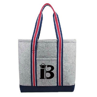 Large Capacity Felt Tote Bag