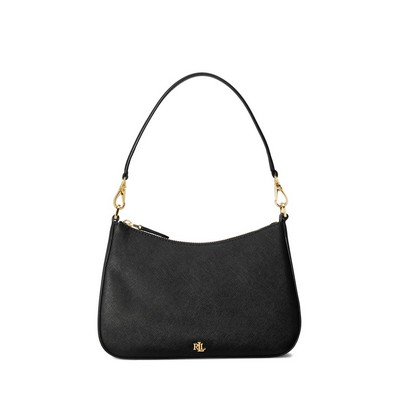 Ralph Lauren Black Danni 26 Medium Shoulder Bag