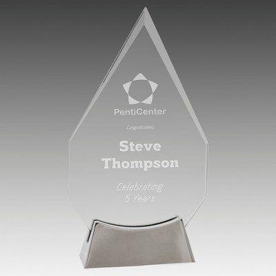 Diamond Platinum Glass with Full Metal Base