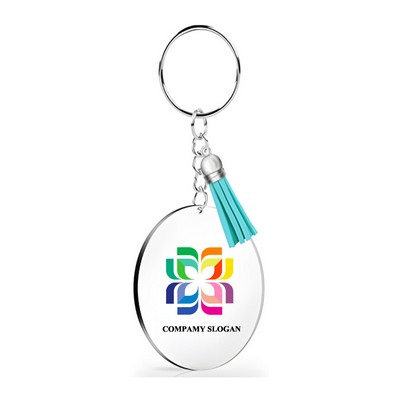 Round Acrylic Keychain