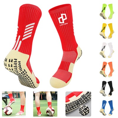 Anti Slip Crew Soccer Socks