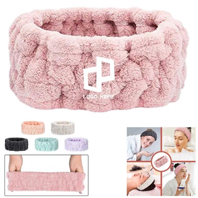 Wide-Brimmed Makeup Face Wash Headband
