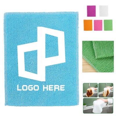 7.1 X 9" Bamboo Fibre Kitchen Cleaning Towel