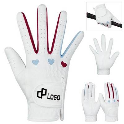 Women'S Microfiber Golf Gloves Pair