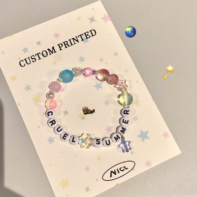 Friendship Elastic Letter Bracelet