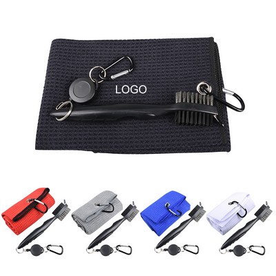 Microfiber Waffle Pattern Golf Towel