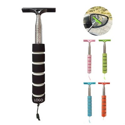 Mini Portable Retractable Car Rearview Mirror Wiper