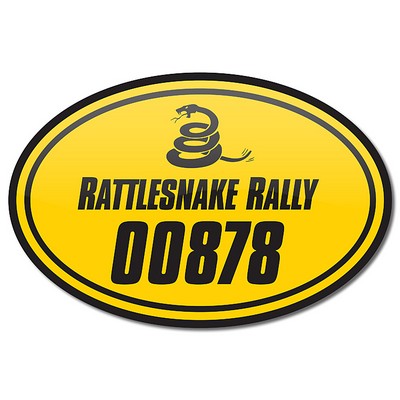 Magnet - Oval Shape (6x4) Outdoor Safe