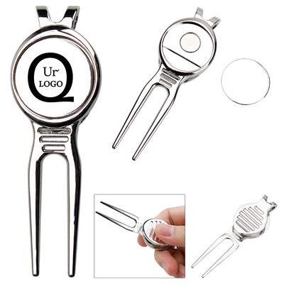Multi-Functional Golf Divot Repair Tool