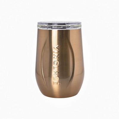 (Color:Copper) Glass Lined Wine Glass