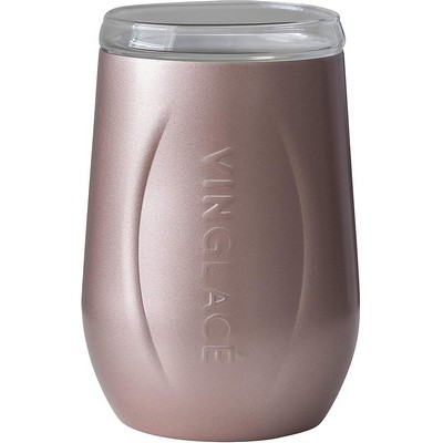 (Color:Gold) Glass Lined Wine Glass