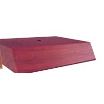 Classic Walnut-Rosewood Base - 3" x 3" x .75"
