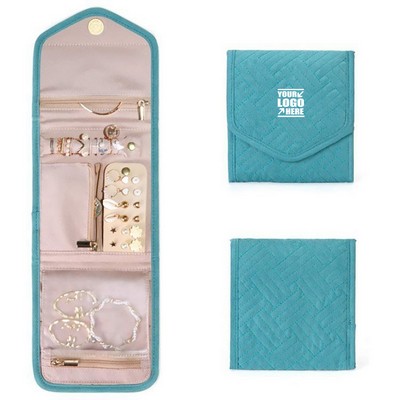 Travel Jewellery Organizer Roll Bag