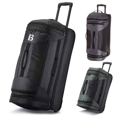 Foldable wheeled storage trolley bag