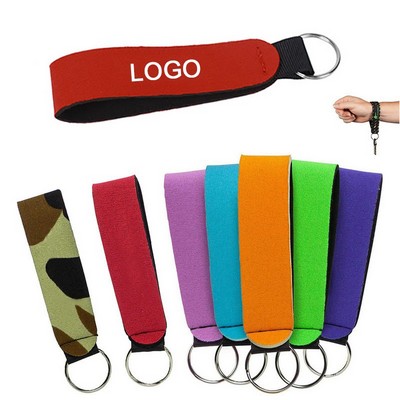 Neoprene Floating Wrist Keychain