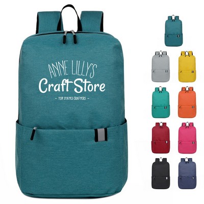 Water-resistant Polyester Laptop Backpack