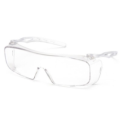 Cappture Safety Glasses, Matching Clear Frame and Anti-Fog Lens