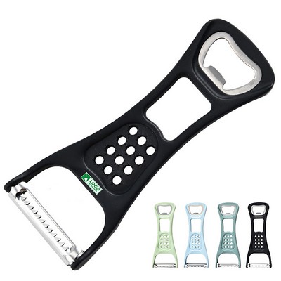 2" 1 Kitchen Peeler With Bottle Opener