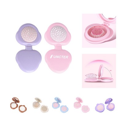 2-in-1 Cloud Shape Mirror Airbag Massage Comb
