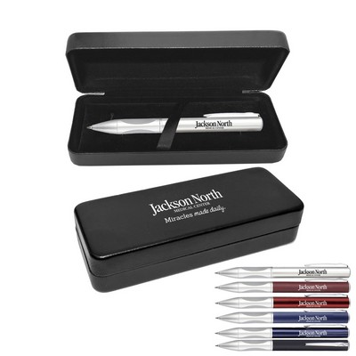 Deluxe Brass Ballpoint Pen Box Set