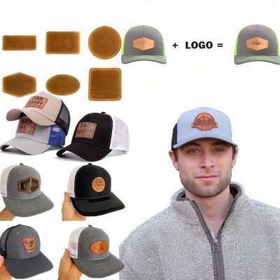 Breathable Adjustable Mesh Back Baseball Cap with Customizable Embroidered Design