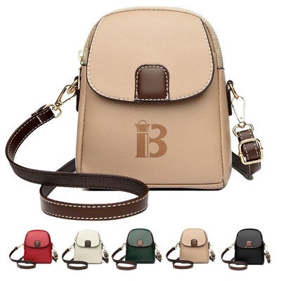 PU Leather Small Sling Bag