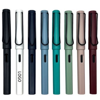 Large Capacity Plastic Gel Pen W/ Visual Window