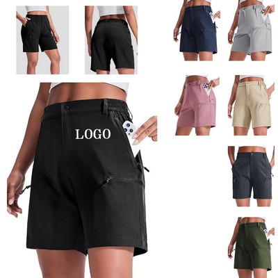 Quick Dry Lightweight UV Zipper Cargo Shorts
