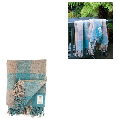 Avoca Dew Drop Donegal Mohair Tweed Throw