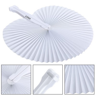 Paper Rainbow Folding Fan
