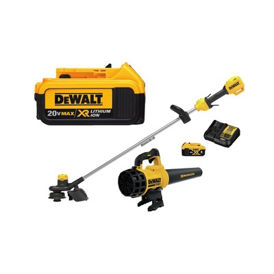 DeWalt 20V Max String Trimmer & Blower Combo Kit W/ Extra Battery Pack