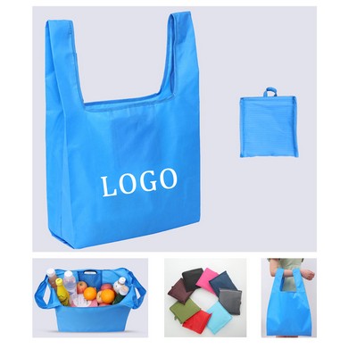 Foldable Polyester Reusable Grocery Bag