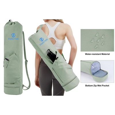 Yoga Bags Yoga Mats Bags Carrier Oxford Tote Bags for Pilates Yoga Lover W/ Wet Pocket