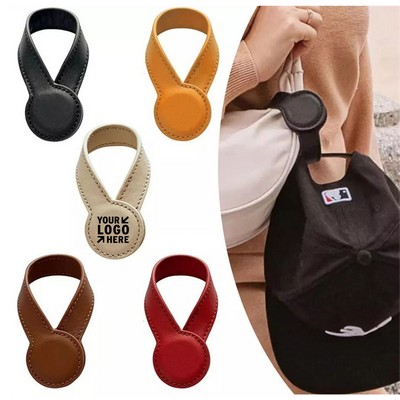 Magnetic PU Leather Hat Clip