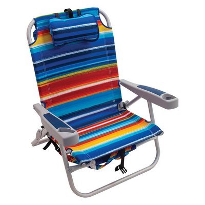 Rio 4-Position Backpack Beach Chair W Cooler