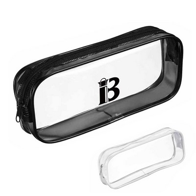 Large capacity makeup clear pvc travel toiletry bag