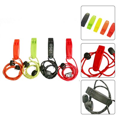 Outdoor Whistle With Lanyard