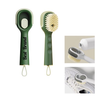 Multi Functional Liquid- Adding Shoe Brush