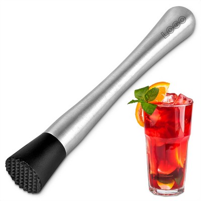 Stainless Steel Bar Muddler For Cocktails