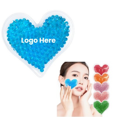 Heart Shape Reusable Hot Cold Therapy Pack with Gel Beads