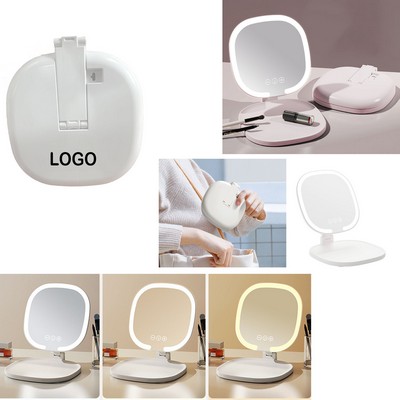LED Travel Makeup Mirror