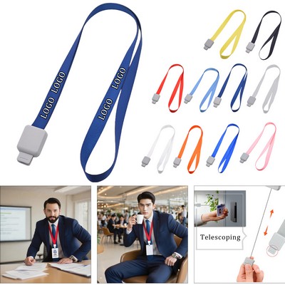 1/2" Trade Show Badge Lanyard