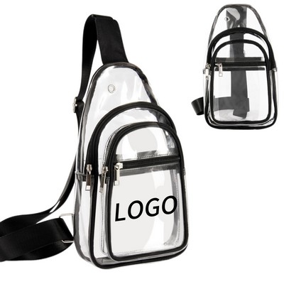 PVC Clear Sports Chest Bag