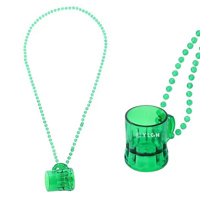 Green Necklace Shot Cup