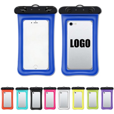 Floating Waterproof Touch Screen Pouch With Neck Strap