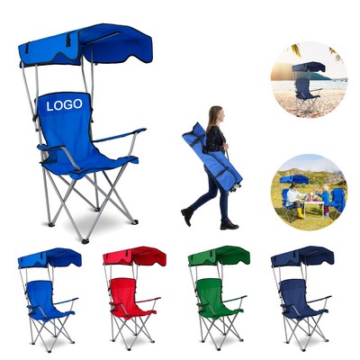 Folding Canopy Beach Chair