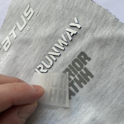 2MM Thick Heat Transfer Silicone Sticker Label within (1"x 1")