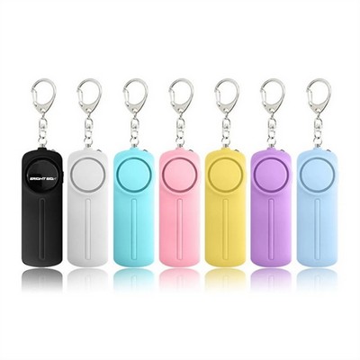 SOS Alarm & LED Flashlight Keychain