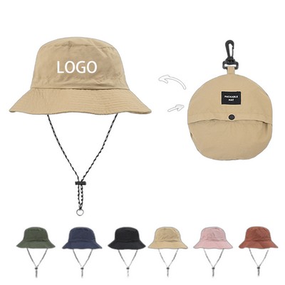 Packable Carabiner Quick Dry Bucket Hat